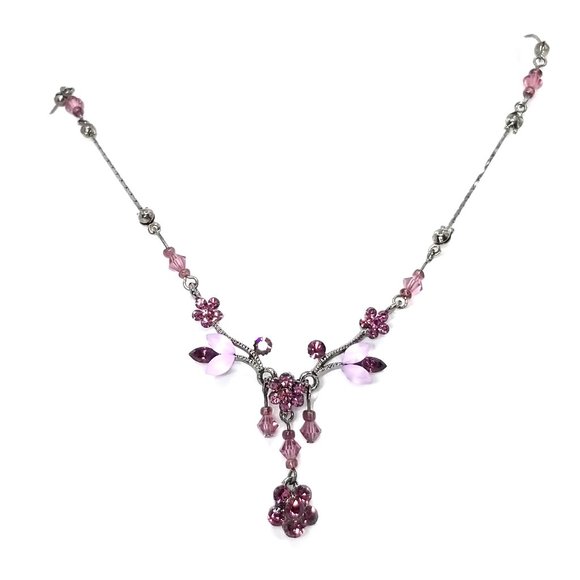 Vintage Crystal Beaded Necklace. - Picture 4 of 5